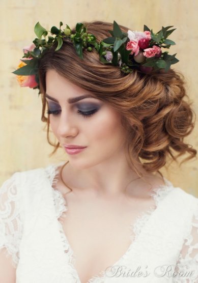 Свадебная прическа С16259 - Стилист-визажист Студия свадебных стилистов Bridesroom