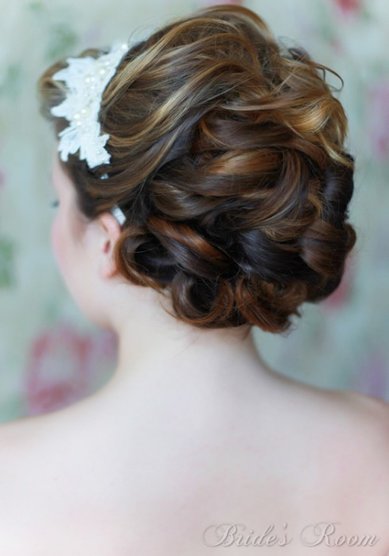 Свадебная прическа С16281 - Стилист-визажист Студия свадебных стилистов Bridesroom