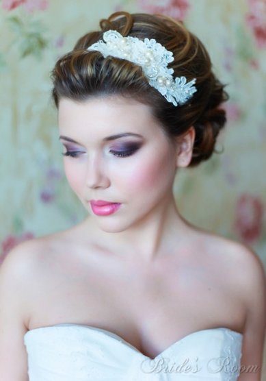 Прическа на свадьбу С16282 - Стилист-визажист Студия свадебных стилистов Bridesroom