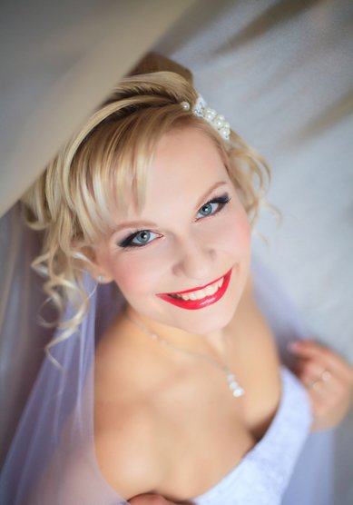 Свадебная прическа Лидочка (V16377) - Стилист Елена Левицкая