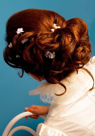 Прическа на свадьбу С16388 - Стилист-визажист Ирина Вершинина