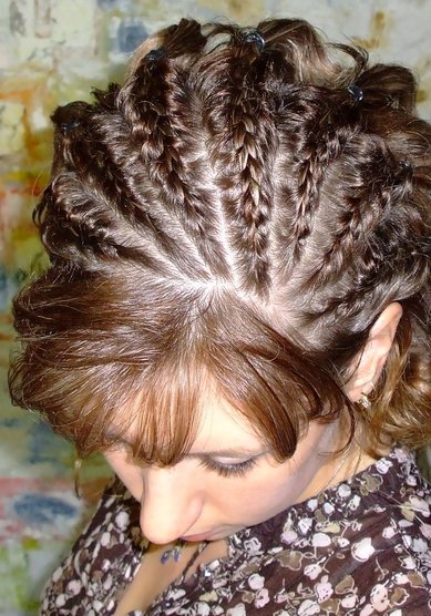 Свадебная прическа С16395 - Стилист-визажист Ирина Вершинина