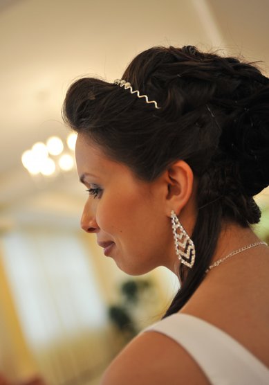 Прическа на свадьбу С16408 - Стилист-визажист Ирина Вершинина