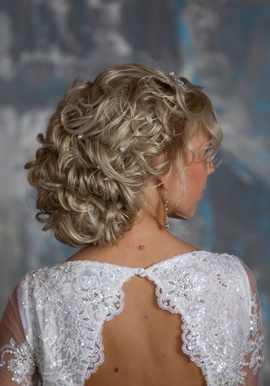 Свадебная прическа С16449 - Стилист Юлия Кузьмина