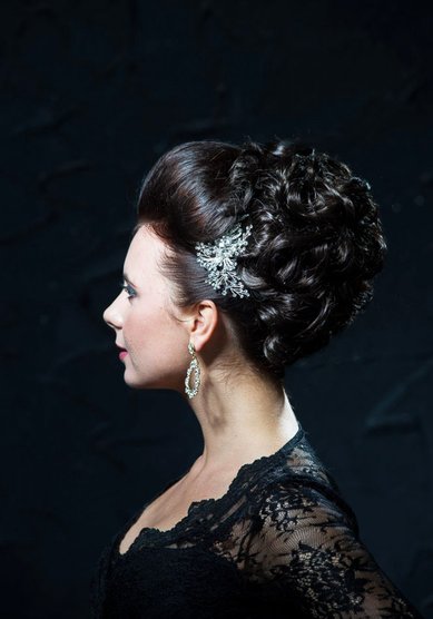 Прическа на свадьбу С16512 - Стилист Юлия Кузьмина