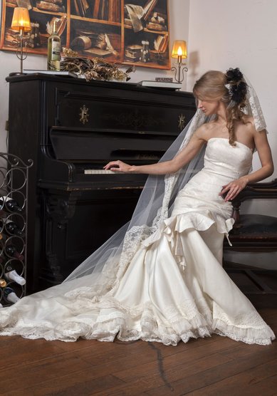 Прическа на свадьбу С16538 - Стилист Юлия Кузьмина