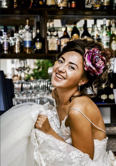 Прическа на свадьбу С16550 - Стилист Юлия Кузьмина