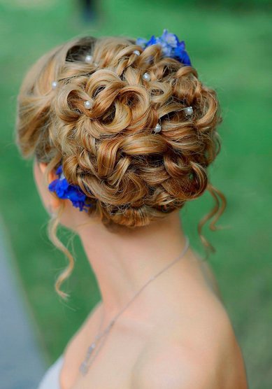 Свадебная прическа С16625 - стилист-визажист Мила Кузьмина