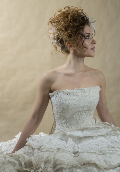 Свадебная прическа С16649 - Стилист Юлия Кузьмина