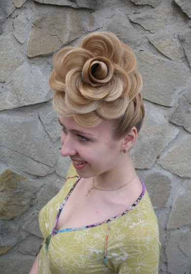 Свадебная прическа А17051 - Свадебный стилист Анна Крылова