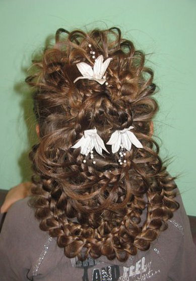 Свадебная прическа А17053 - Свадебный стилист Анна Крылова