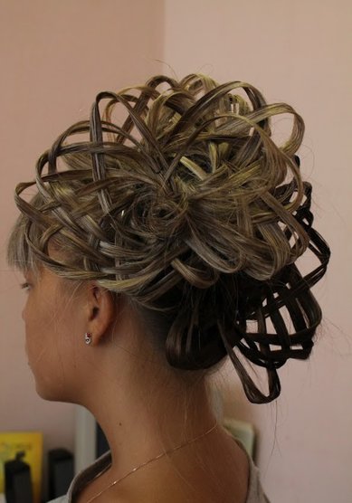 Свадебная прическа А17059 - Свадебный стилист Анна Крылова