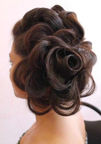 Прическа на свадьбу А17060 - Свадебный стилист Анна Крылова