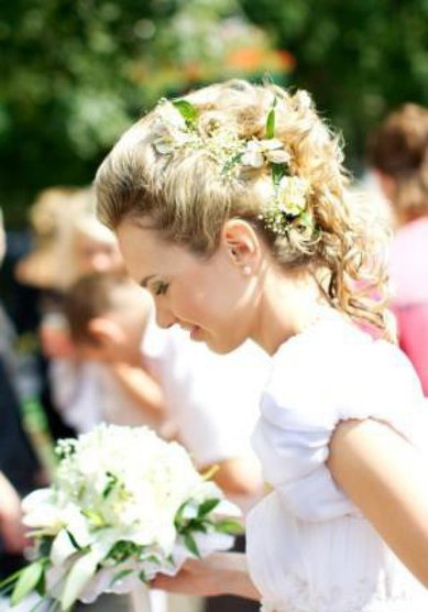 Свадебная прическа С17683 - стилист-визажист Мила Кузьмина