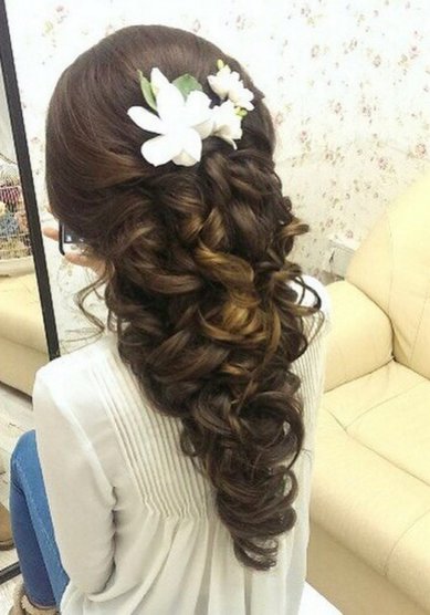 Свадебная прическа Классическая свадебная прическа (S17861) - Свадебная студия SilverSalon...