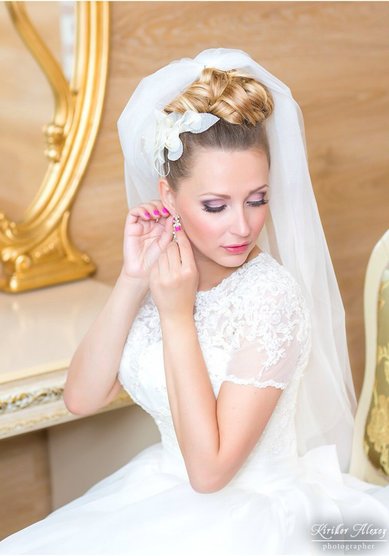 Свадебная прическа Богемный шик (В17893) - Студия свадебного стиля Веста