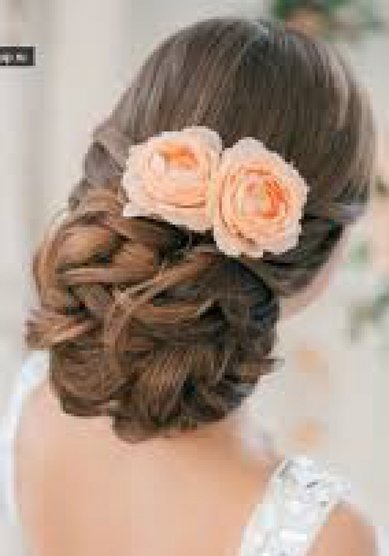 Свадебная прическа Романтическая прическа на свадьбу (S17917) - Свадебная студия SilverSalon...