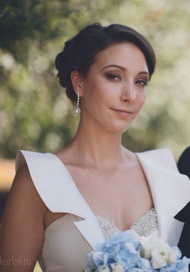 Прическа на свадьбу С18044 - Стилист-визажист Ирина Вершинина