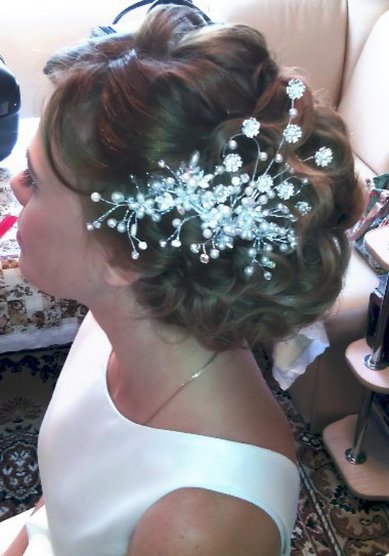 Свадебная прическа С18109 - стилист-визажист Мила Кузьмина