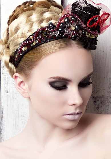 Образ невесты Анастасия (V18112) - Стилист Елена Левицкая