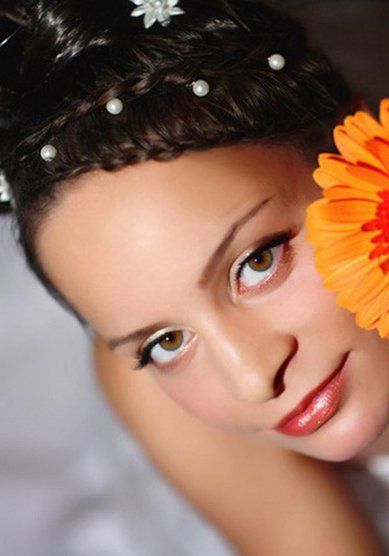 Образ невесты Макияж для карих глаз (П18182) - Стилист-визажист Елена Плетнер