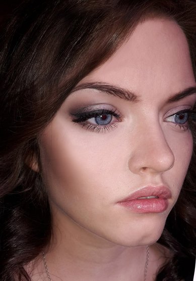 Образ невесты Макияж для больших голубых глаз (П18184) - Стилист-визажист Елена Плетнер...