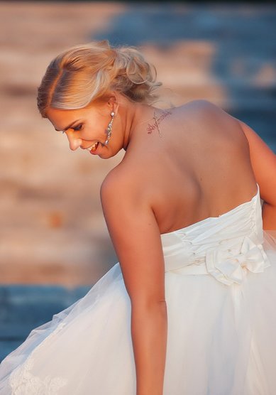 Прическа на свадьбу С18458 - стилист-визажист Мила Кузьмина