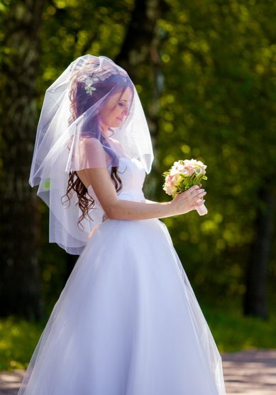 Прическа на свадьбу С18686 - Стилист-визажист Евгения Григорьева