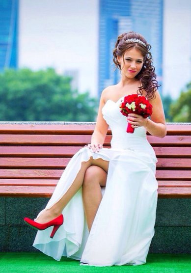 Свадебная прическа С18691 - Стилист-визажист Евгения Григорьева