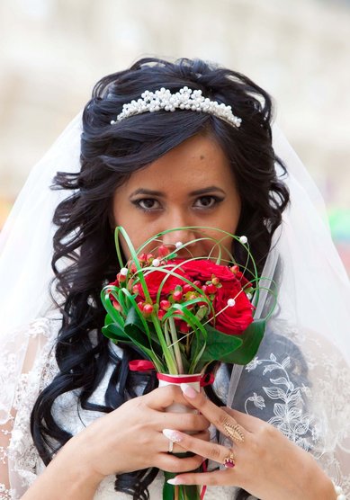 Прическа на свадьбу С18698 - Стилист-визажист Евгения Григорьева