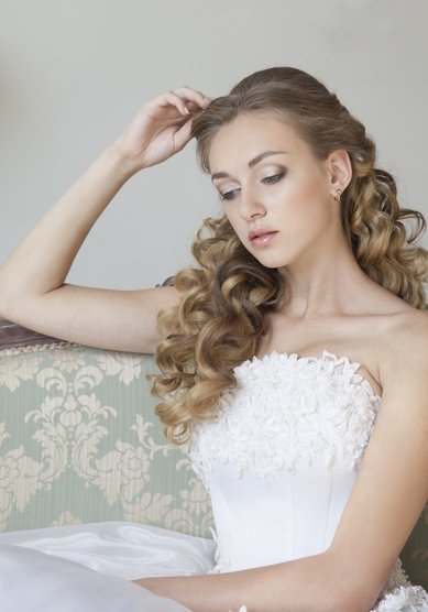 Образ невесты Классический свадебный макияж (М18866) - Стилист-визажист Москвичка