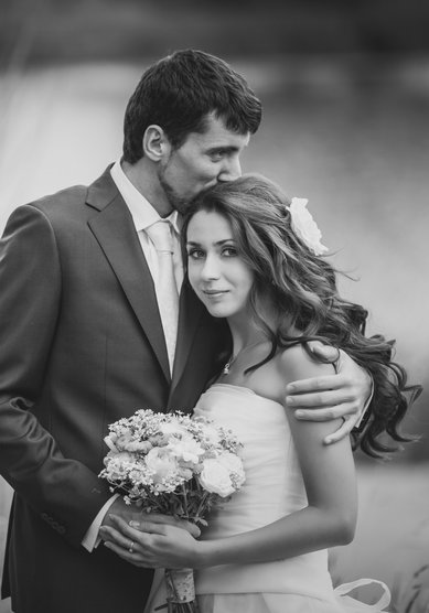 Свадебная прическа Локоны для длинных волос (М18869) - Стилист-визажист Москвичка