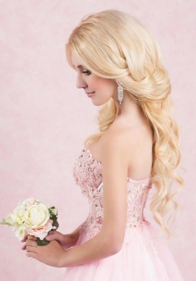 Свадебная прическа Нежность (С18909) - Стилист-визажист Олеся Чорная