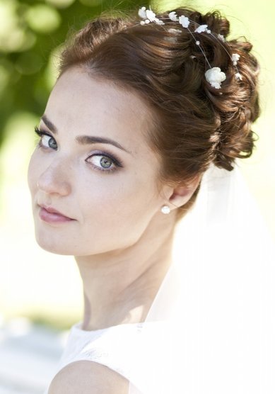 Свадебная прическа Роза (W18933) - Агентство свадебных стилистов и визажистов Wedding Up