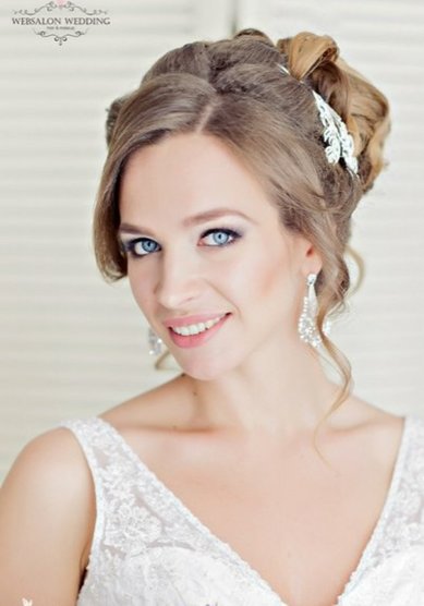 Свадебная прическа О18949 - Стилист-визажист Елена Олейник