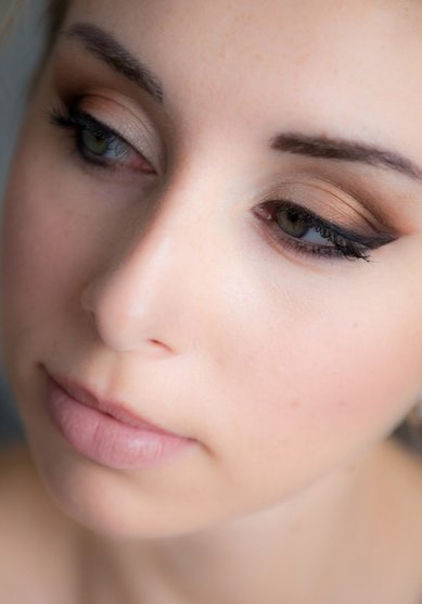 Образ невесты золотистый свадебный макияж (М18972) - Стилист-визажист Москвичка