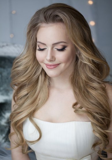 Образ невесты макияж в песочной гамме (М18974) - Стилист-визажист Москвичка