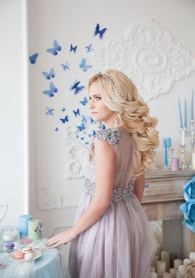 Прическа на свадьбу Греческая коса (М19060) - Стилист-визажист Москвичка