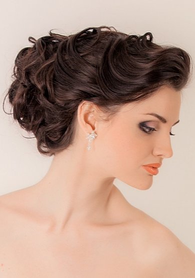 Свадебная прическа Холодная волна (B19389) - Стилист-визажист BridesDay