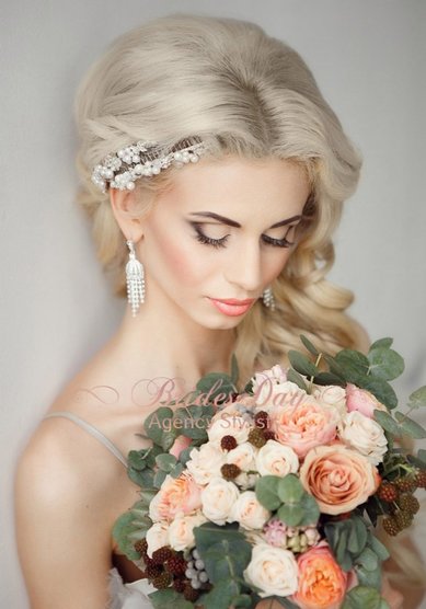 Образ невесты Свадебный макияж средней яркости (B19442) - Стилист-визажист BridesDay