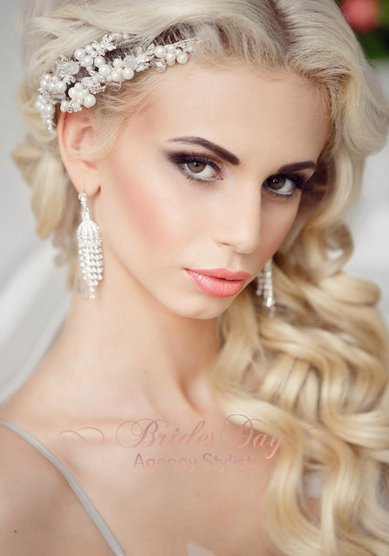 Свадебный образ Свадебный макияж средней яркости (B19443) - Стилист-визажист BridesDay