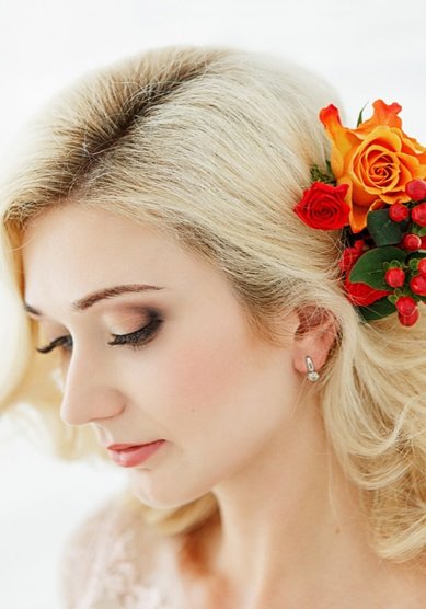 Свадебный образ Осенняя нежность (B19613) - Стилист-визажист BridesDay