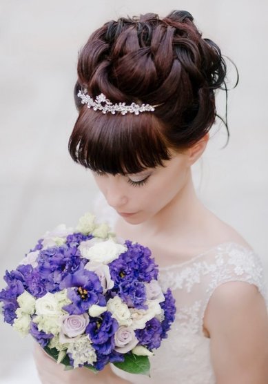 Свадебная прическа О19667 - Стилист-визажист Елена Олейник