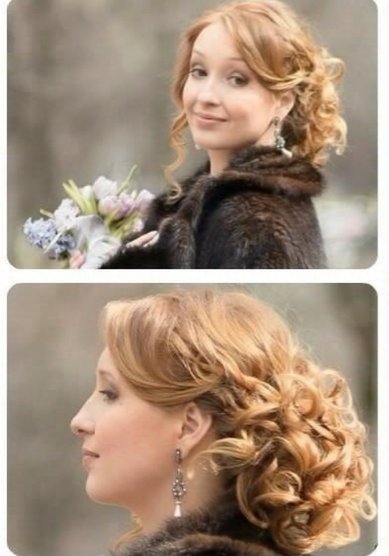 Свадебная прическа Г19717 - Свадебный стилист Галина Винтер