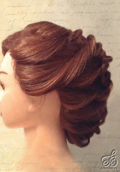 Свадебная прическа Г19729 - Свадебный стилист Галина Винтер