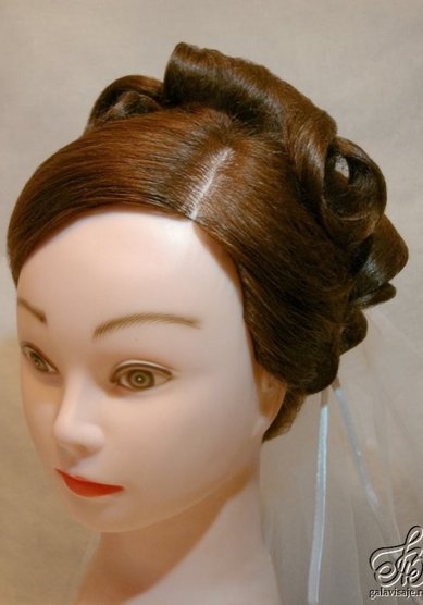 Прическа на свадьбу Г19744 - Свадебный стилист Галина Винтер