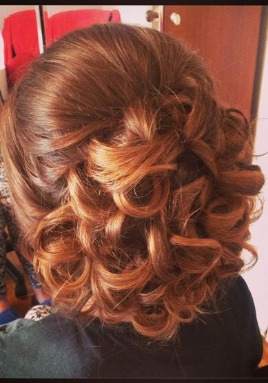 Свадебная прическа Е19905 - Стилист-визажист Екатерина Косолапова