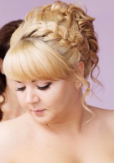 Свадебная прическа свадебная прическа (Е19913) - Стилист-визажист Екатерина Косолапова...