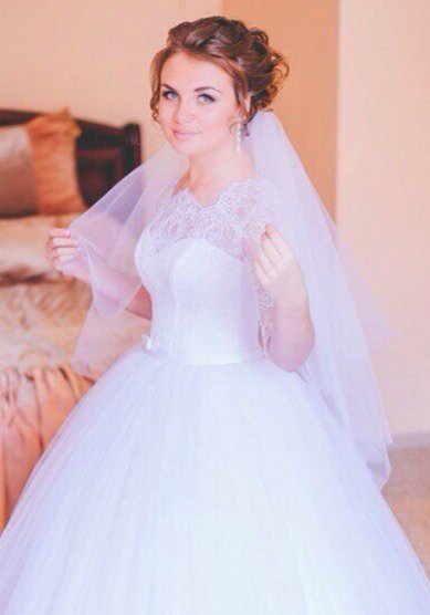 Прическа на свадьбу пучок (Е19936) - Стилист-визажист Екатерина Косолапова