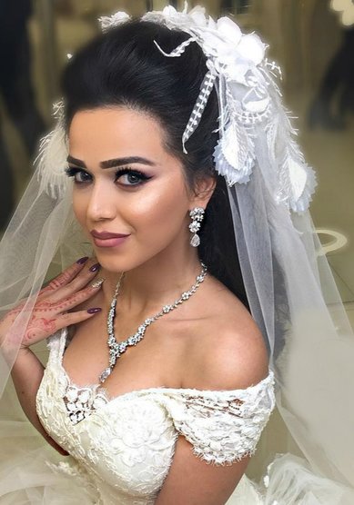 Прическа на свадьбу В19990 - Студия Светланы Крауз